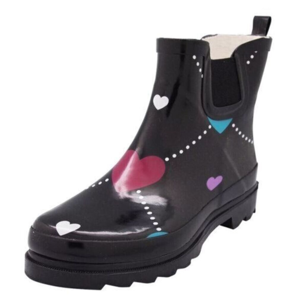 Norty Women’s Argyle Rain Boots sz 6 NEW # Bag j-5